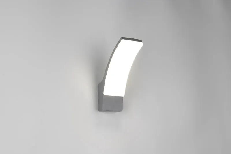 Aplique de exterior Trio Beja LED antracita 4000K IP44 R