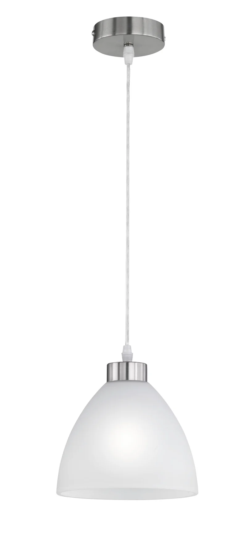 Lámpara de techo colgante Trio Dallas níquel mate 157cm R32171007