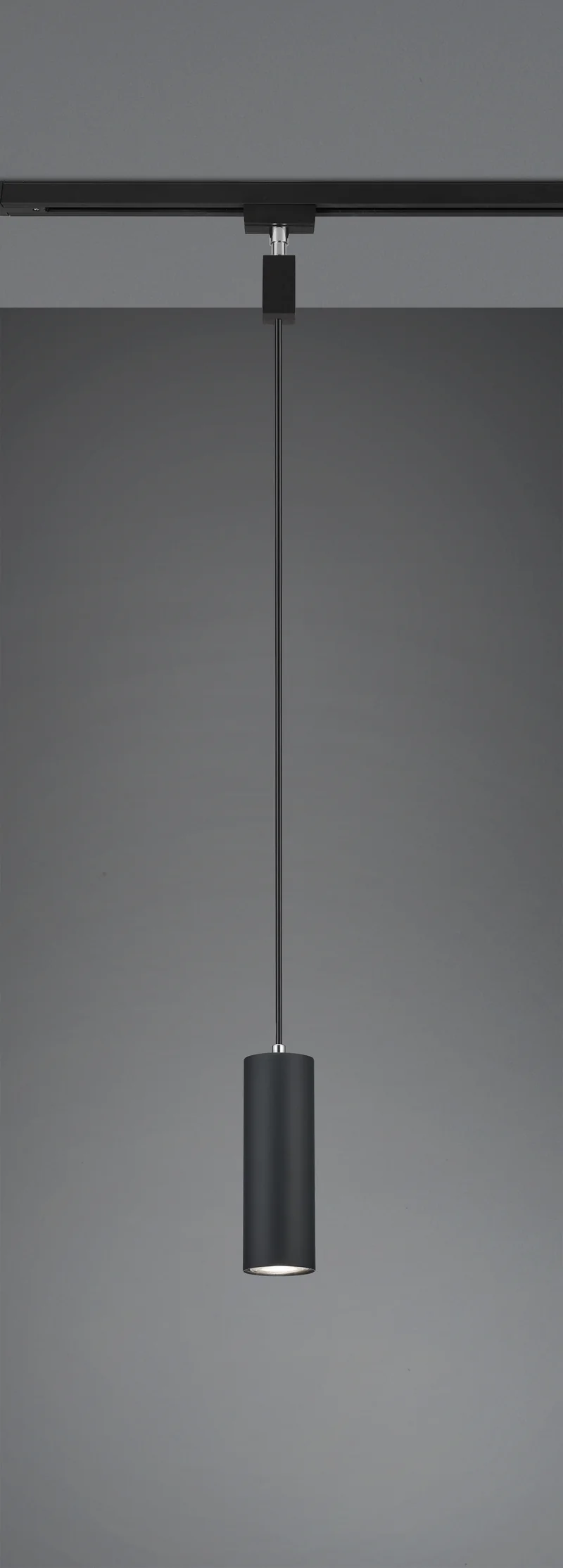 Lámpara de techo colgante Trio Duoline negro mate 180cm 73240132