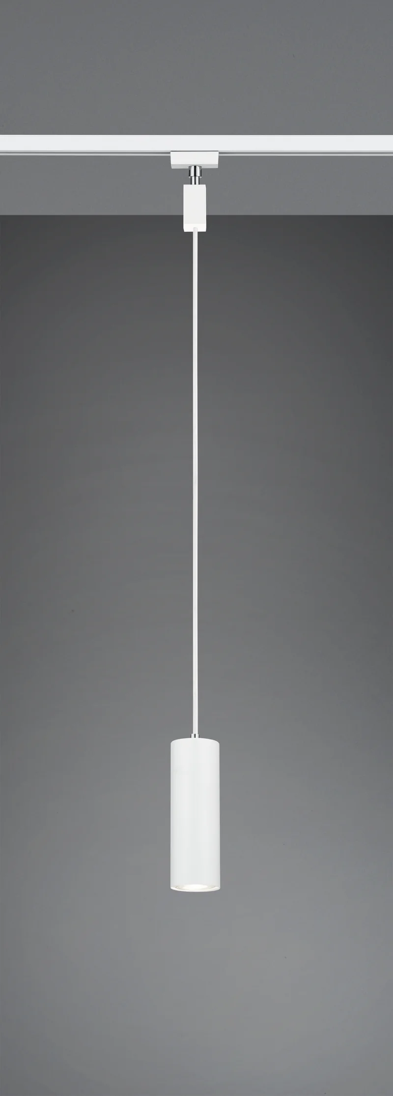 Lámpara de techo colgante Trio Duoline blanco mate 180cm 73240131