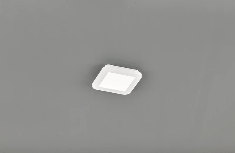 Plafón de baño Trio Camillus LED blanco 3000K IP44 17cm R