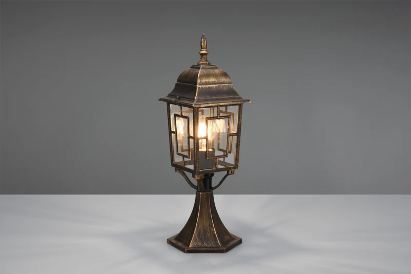 Baliza de exterior Trio Volturno óxido IP44 47,5cm 505960128