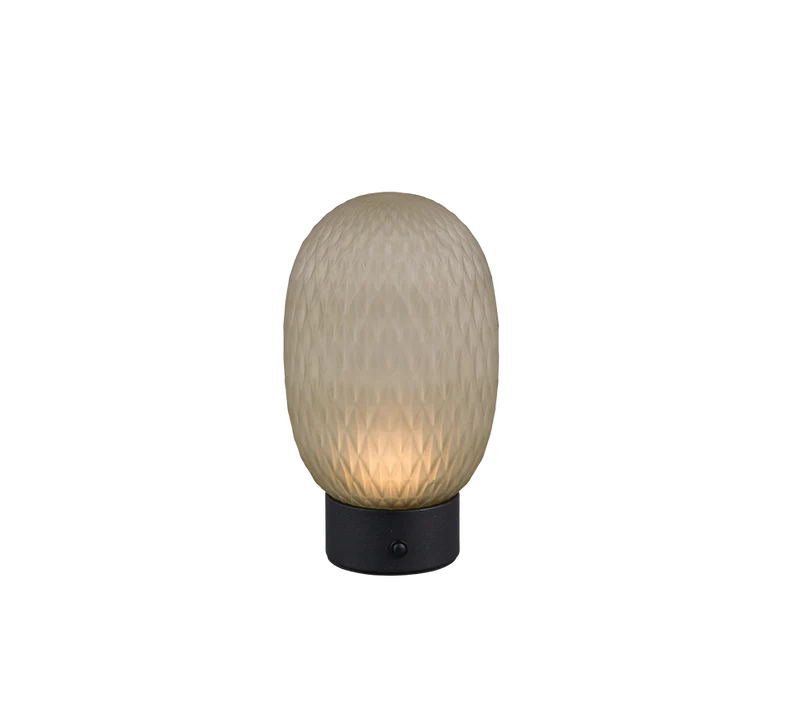 Lámpara de sobremesa Trio Facette LED green táctil 3000K 5