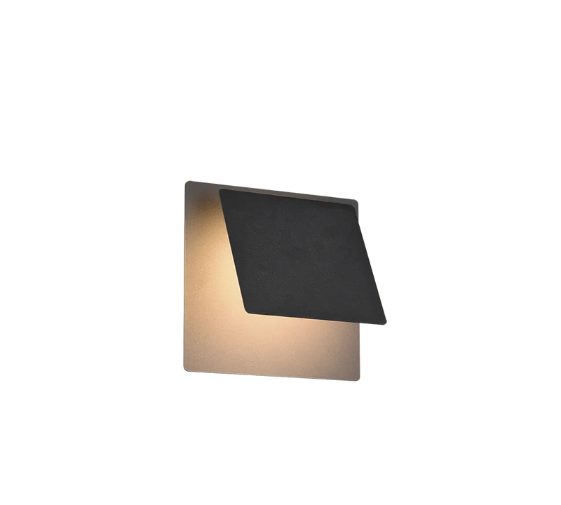 Aplique de pared Trio Mio LED negro mate 3000K 2