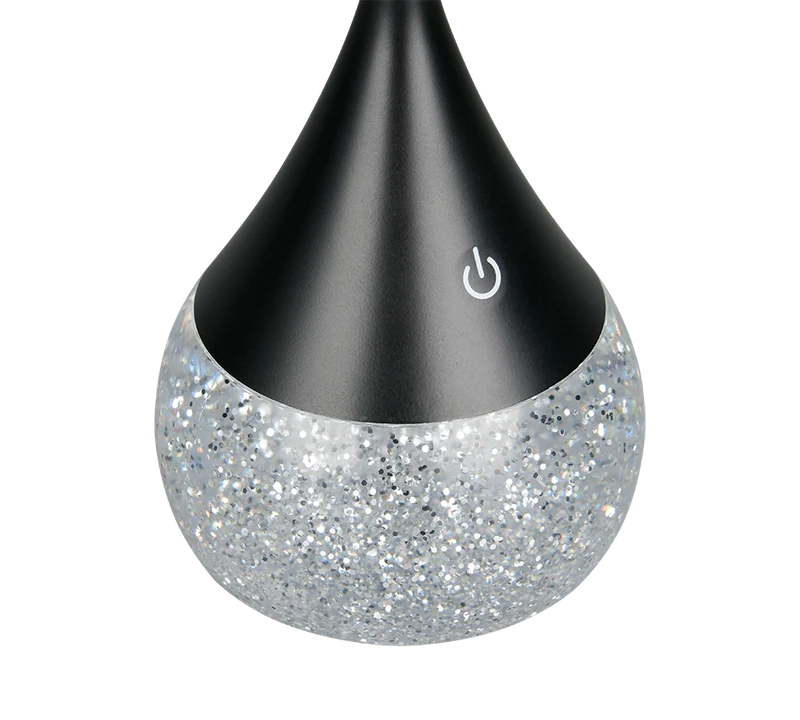 Lámpara de sobremesa Trio Tembo LED negro R