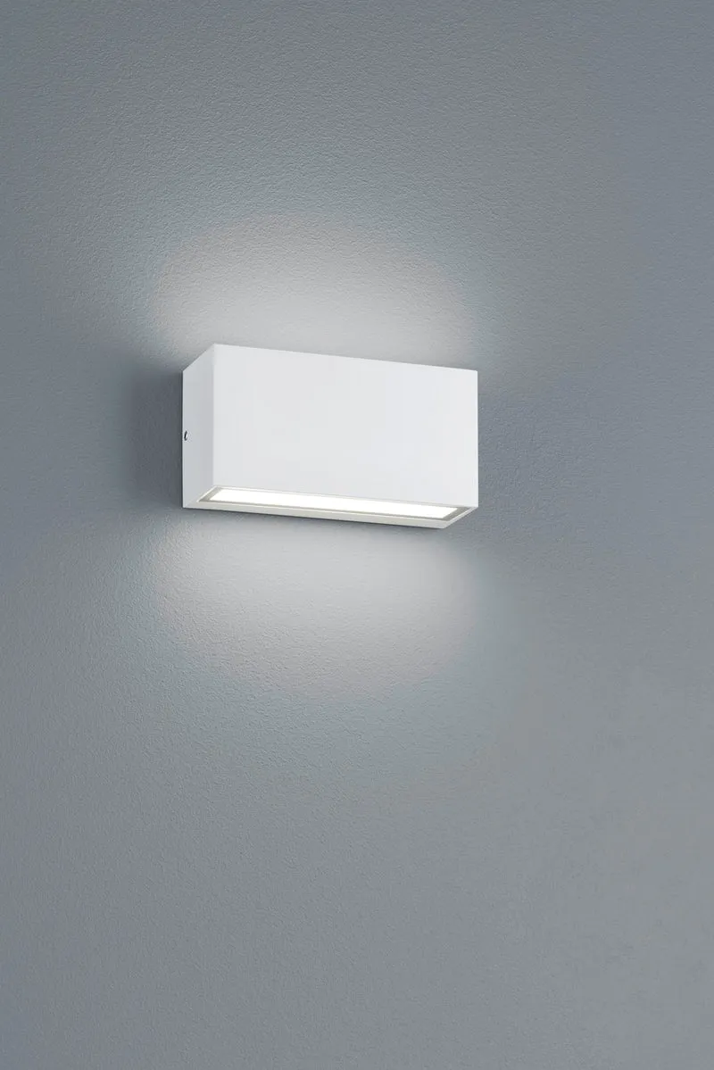 Aplique de exterior Trio Trent LED blanco mate 3000K regulable IP65 2