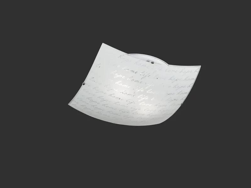 Plafón de techo Trio Signa 2 luces blanco 40cm 602500201
