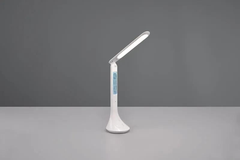 Lámpara de sobremesa Trio Patty LED blanco táctil 4000K 34cm R