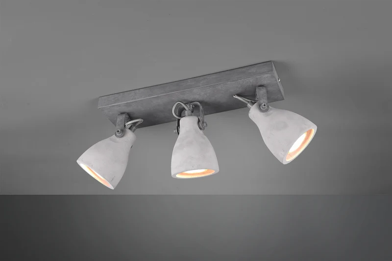 Foco Trio Concrete LED look 3000K 35cm 8