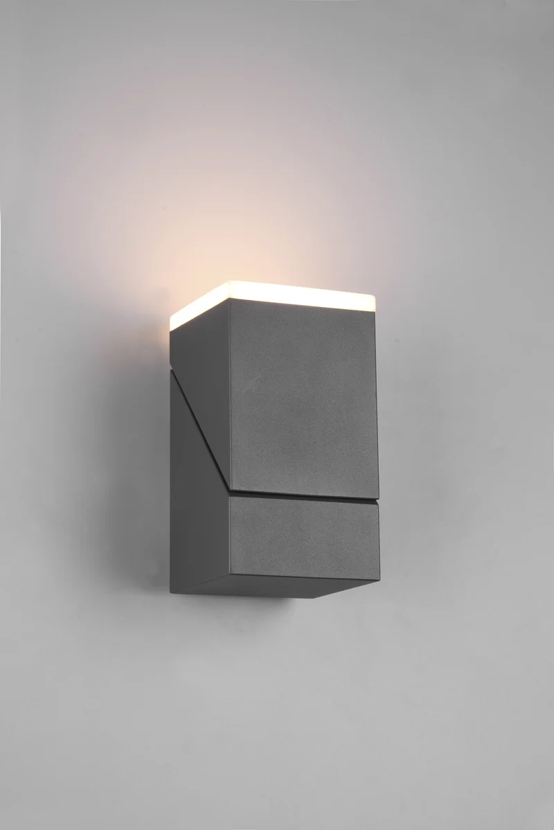 Aplique de exterior Trio Avon LED antracita 3000K regulable IP54 2