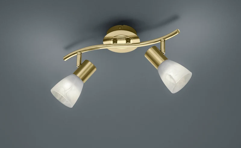 Foco Trio Levisto 2 luces bronce mate 3000K 33cm 871010208