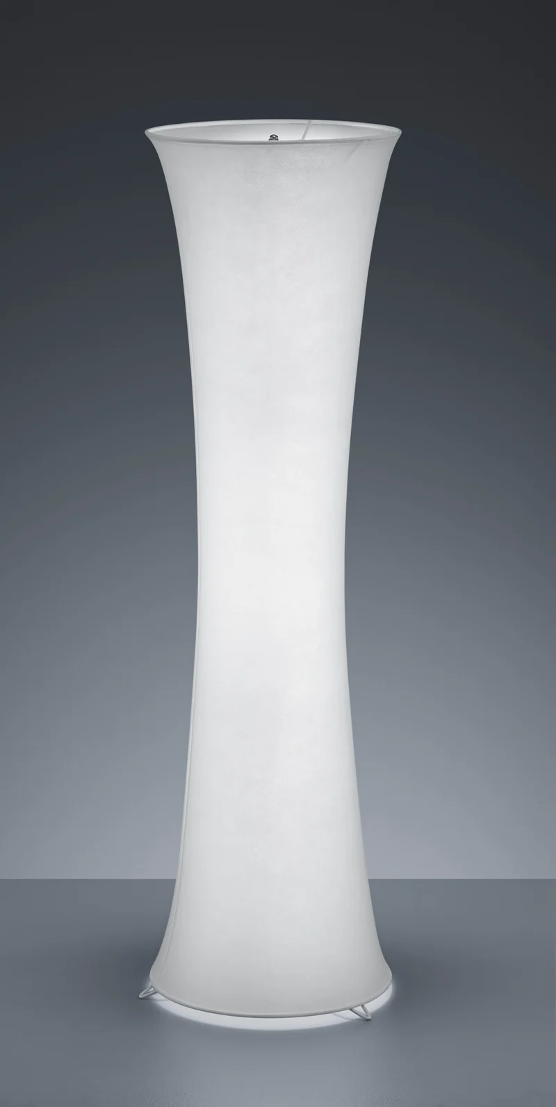 Lámpara de pie Trio Gravis 2 luces blanco 123cm R40172001