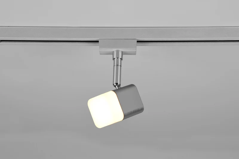 Foco Trio DUOline LED níquel mate 3000K regulable 5cm
