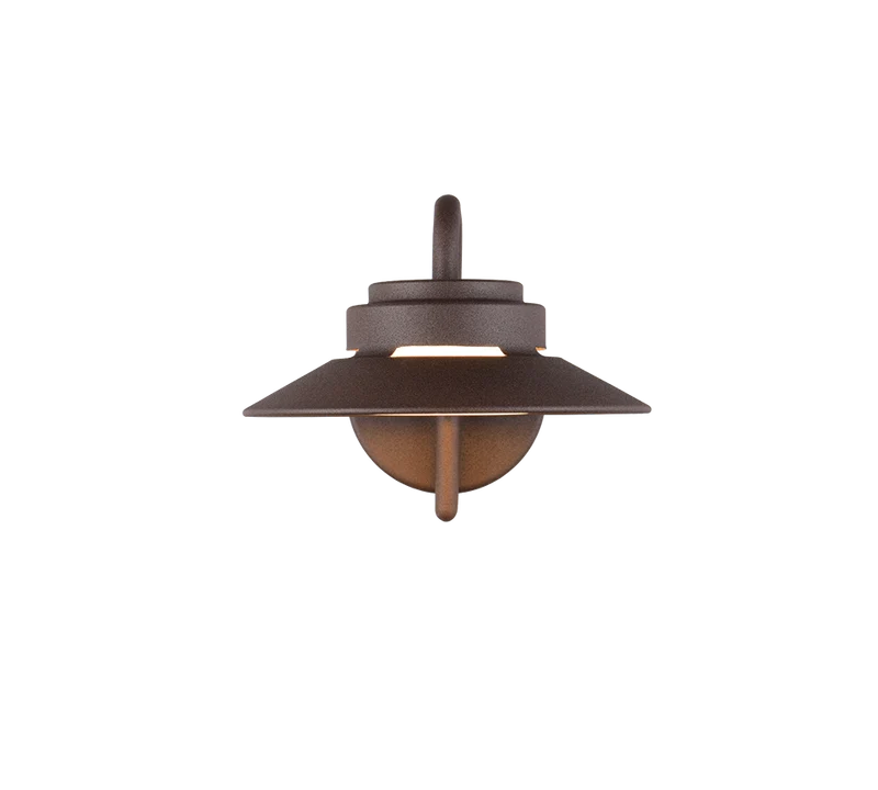 Aplique de exterior Trio Atrato LED rusty 4000K IP44 2