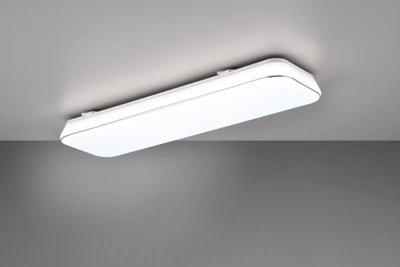 Plafón de techo Trio Blanca LED blanco 4000K 60cm R