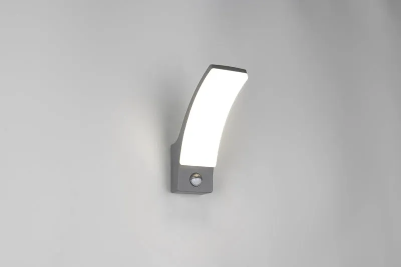 Aplique de exterior Trio Beja LED antracita 4000K IP44 R