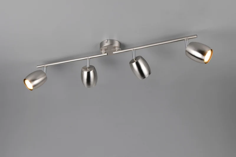 Foco Trio Nancy LED níquel mate 3000K Ø7cm R