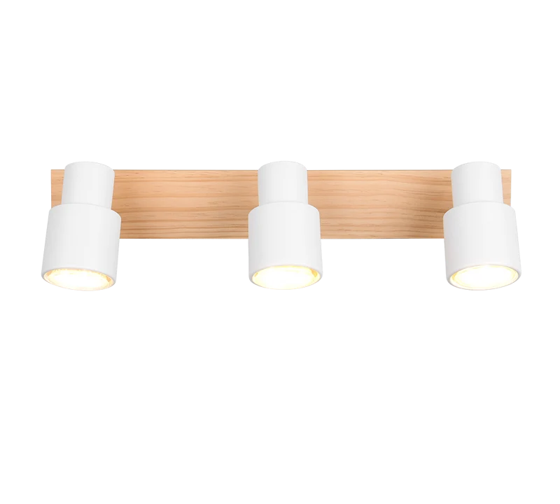 Foco Trio Pierre 3 luces blanco mate 46cm R81983031