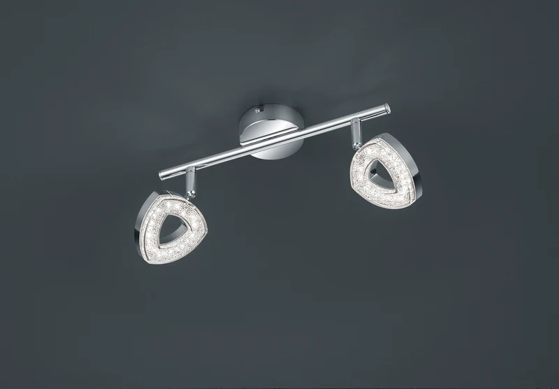 Foco Trio Tours LED cromo 3000K regulable 30cm R