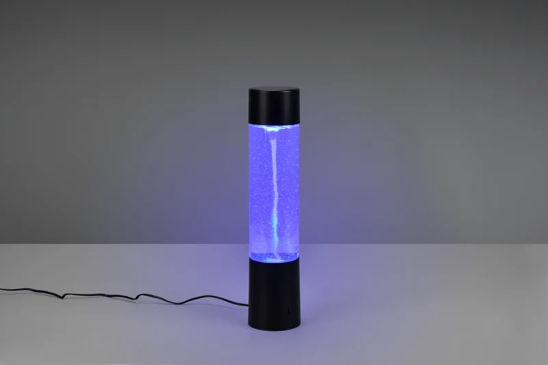 Lámpara de sobremesa Trio Tornado LED negro mate 34cm R