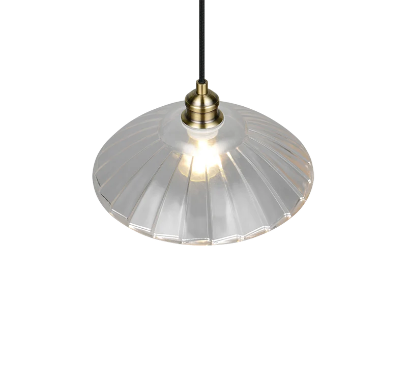 Lámpara de techo colgante Trio Eluna LED latón antiguo 2700K 150cm R