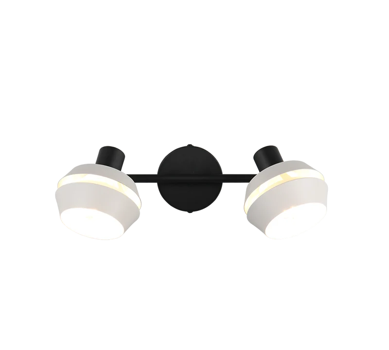 Foco Trio Isla 2 luces gris cálido 37,6cm R86362076