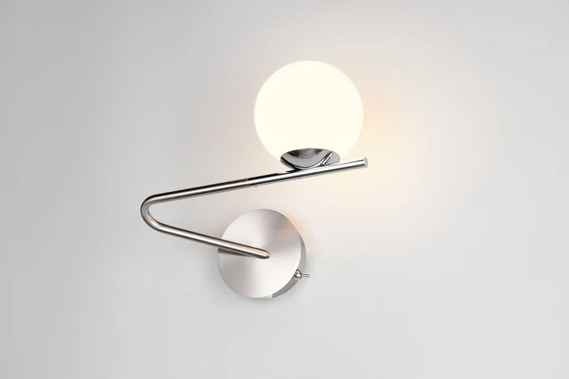 Aplique de pared Trio Flaming LED níquel mate 3000K 2
