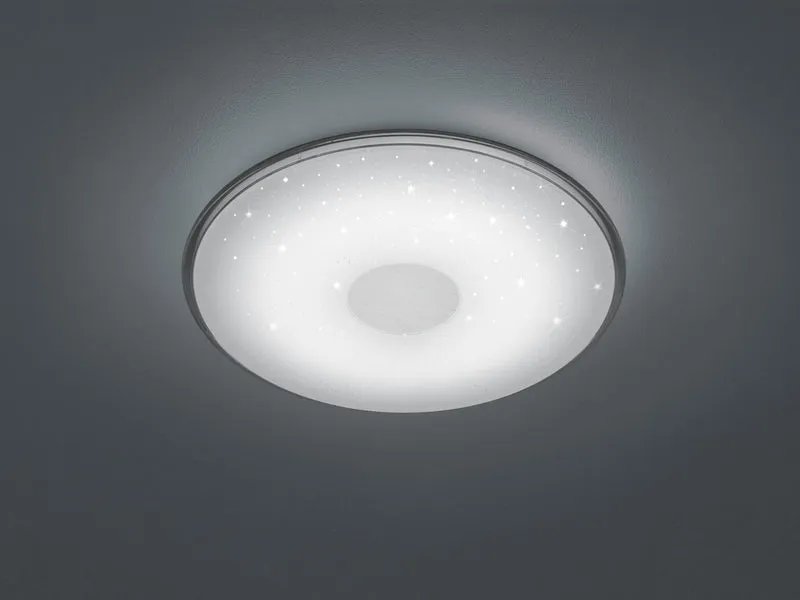 Plafón de techo Trio Shogun LED blanco CCT Ø42,5cm 6