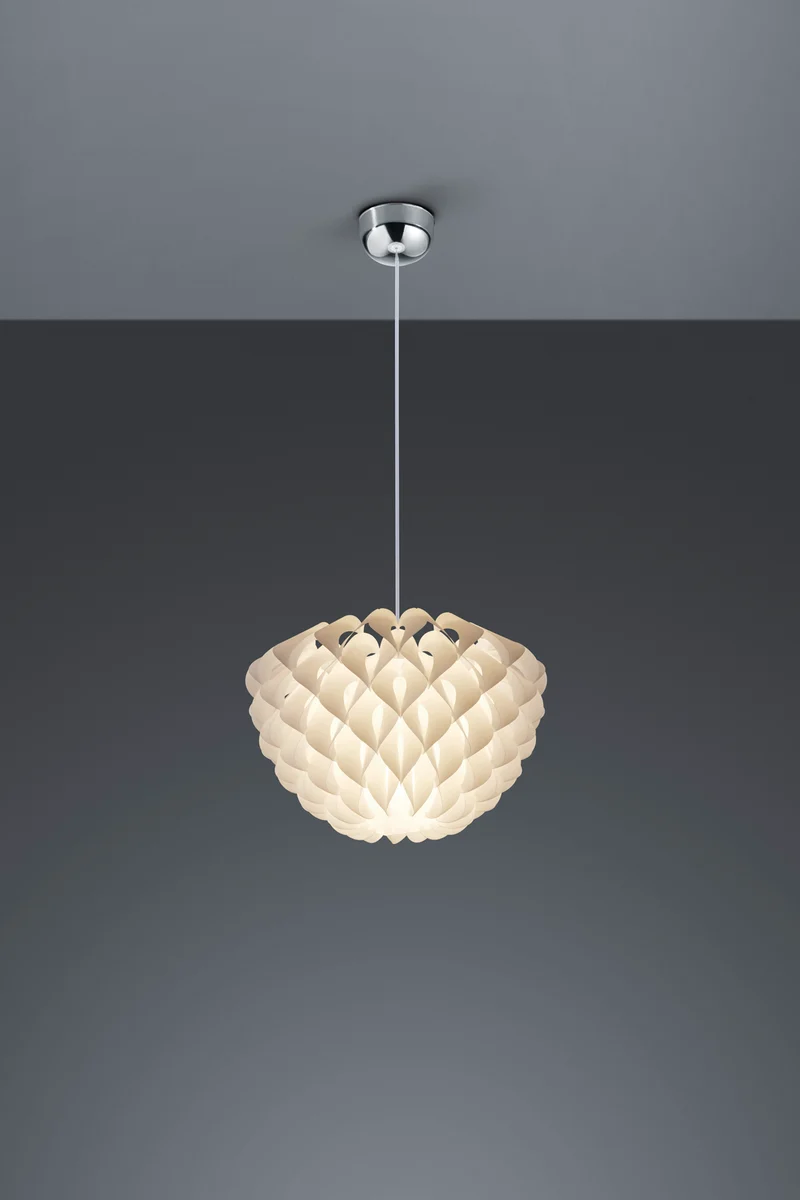 Lámpara de techo colgante Trio Tilia blanco 150cm R30540101