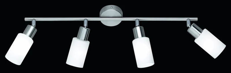 Foco Trio Mars 4 luces níquel mate 60cm R80014007