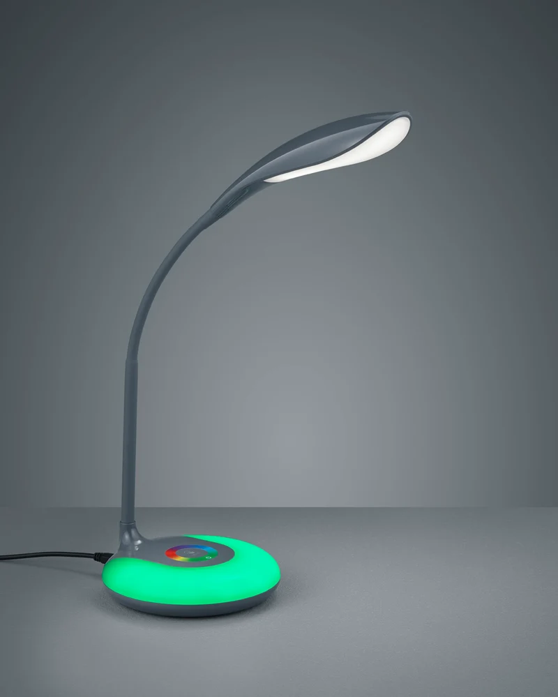 Flexo de sobremesa Trio Krait LED antracita táctil 3000K R