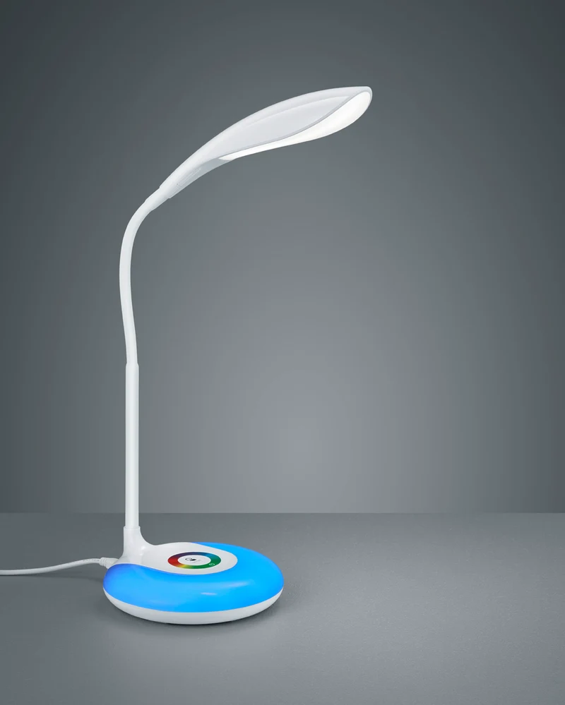 Flexo de sobremesa Trio Krait LED blanco táctil 3000K R