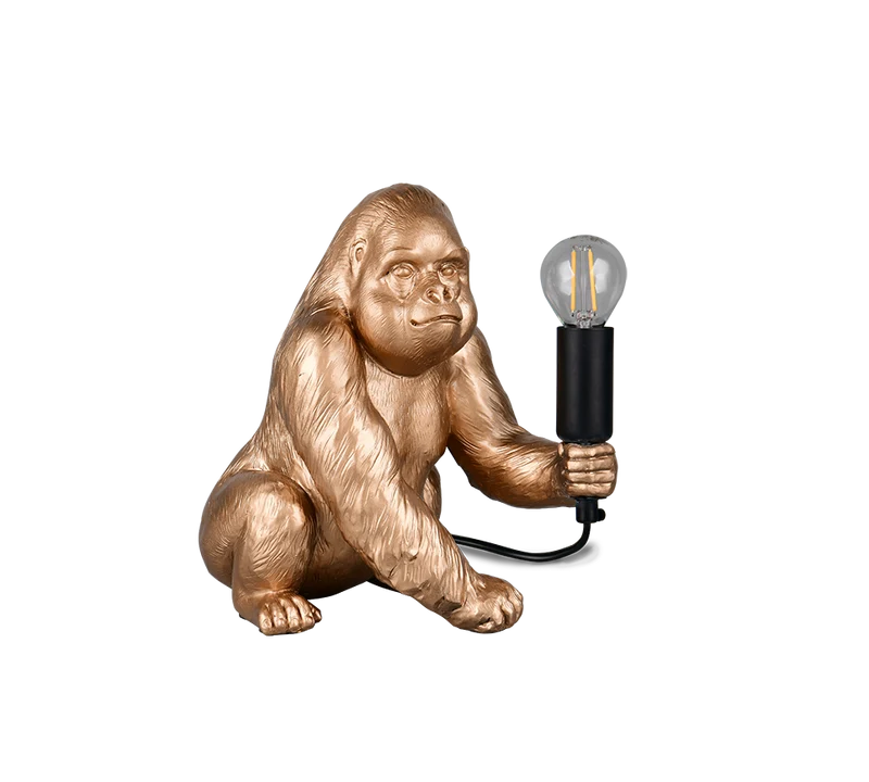 Lámpara de sobremesa Trio Kong LED dorado 2700K R