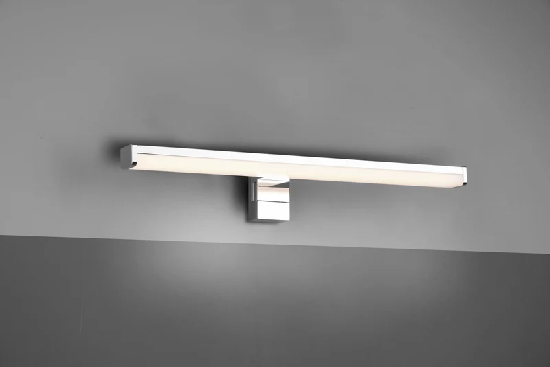 Aplique de baño Trio Lino LED cromo 3000K IP44 2