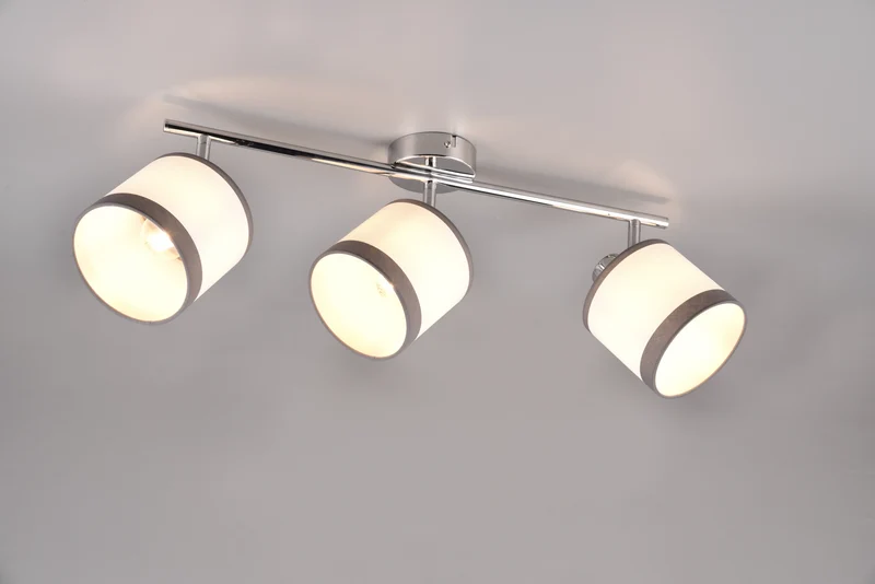 Foco Trio Davos LED cromo 2700K Ø12cm R