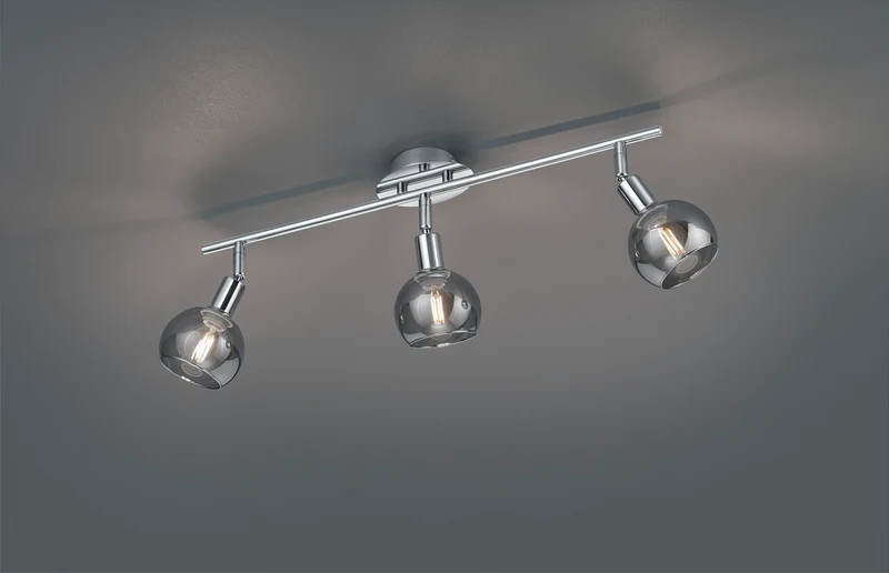 Foco Trio Brest 3 luces cromo 58cm R80593006