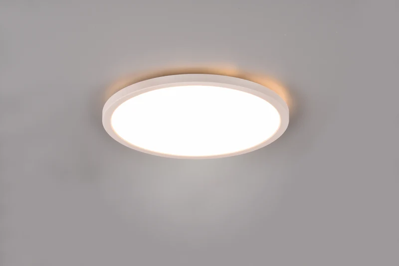 Plafón de techo Trio Aureo LED blanco mate CCT Ø29cm R