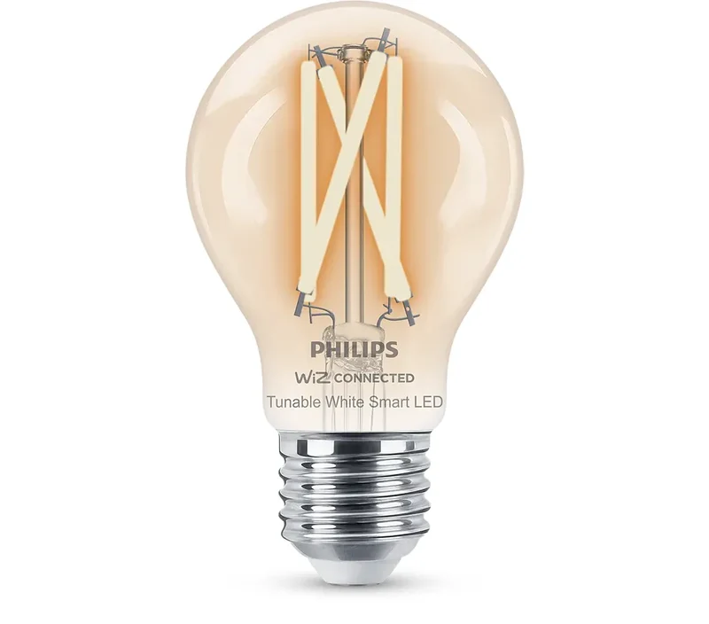 Philips Bombilla LED WiZ standard filamento E27 60W 927-65