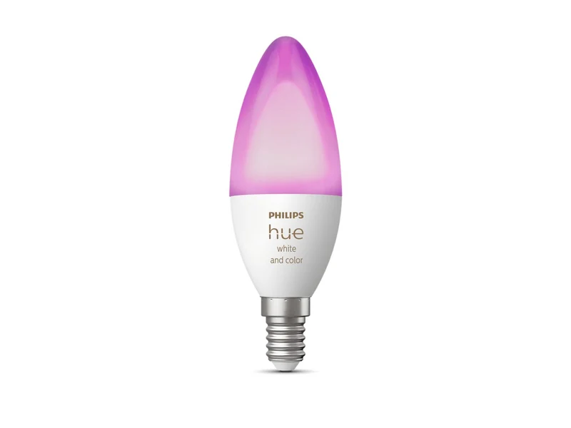 Philips Bombilla inteligente LED Hue Vela E14 4W White + Color