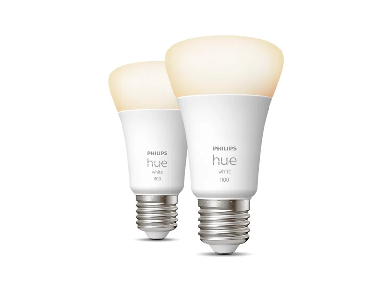 Philips Bombilla inteligente LED Hue 2 unidades A60 E27 9,5W 2700K