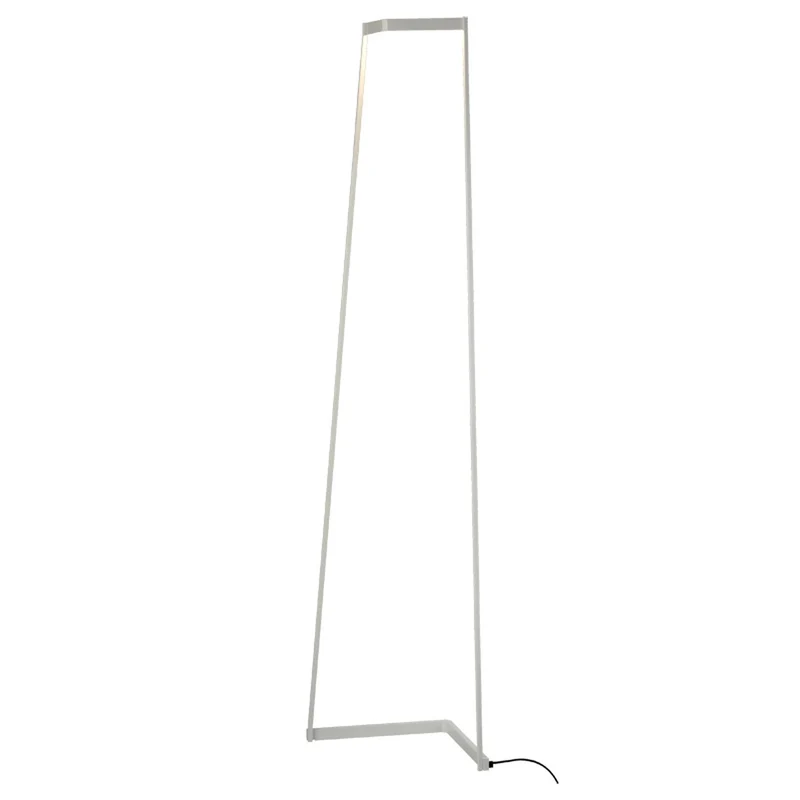 Mantra Minimal Lámpara pie de salón LED regulable 3000K 180cm blanco 7282