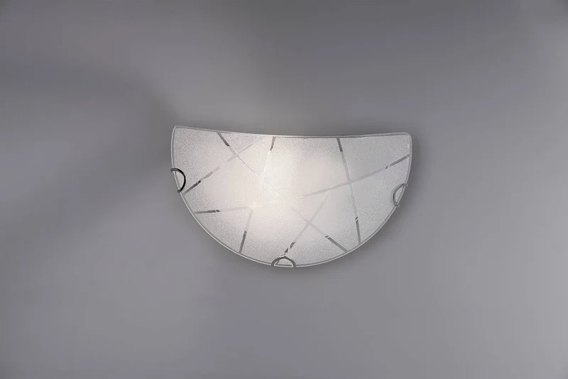 Aplique de pared Trio Sandrina vidrio blanco 2