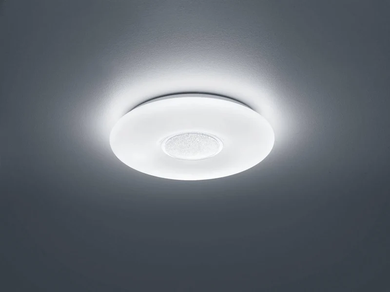Trio Akina Plafón LED de plástico blanco R
