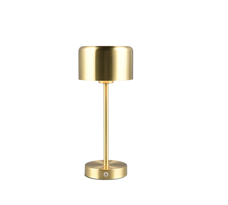 Lámpara de sobremesa Trio Jeff LED portátil bronce mate 3000K táctil USB R59151108