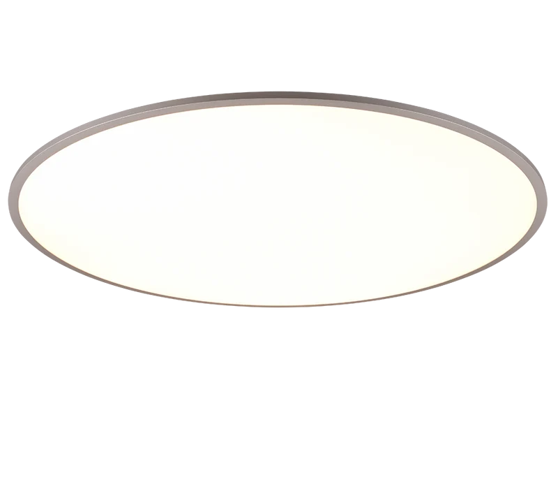 Plafón de techo Trio Yuma grande LED titán CCT regulable con mando Ø100cm 641719187
