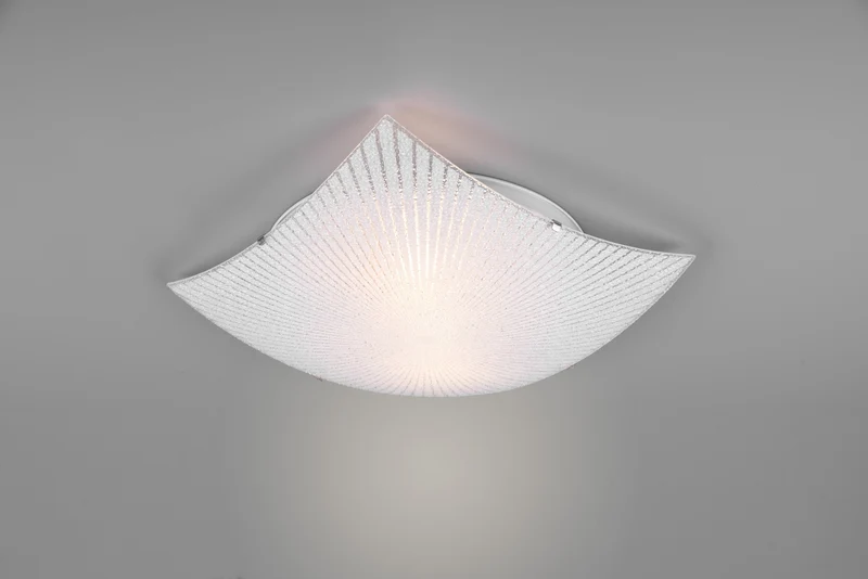 Plafón de techo Trio Elisa 2 luces cromo 40cm 612200200