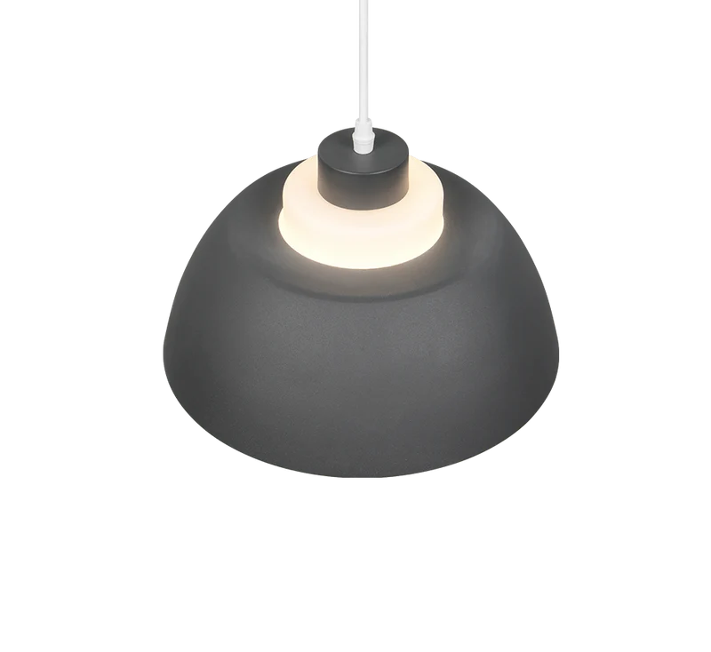 Lámpara de techo colgante Trio Tilos LED antracita 2700K 150cm R