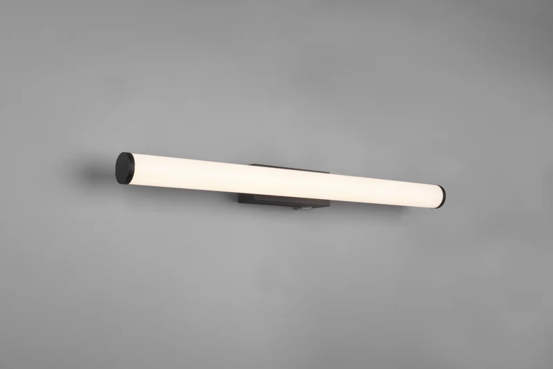 Aplique de baño Trio Mattimo LED negro mate 3000K regulable IP44 2