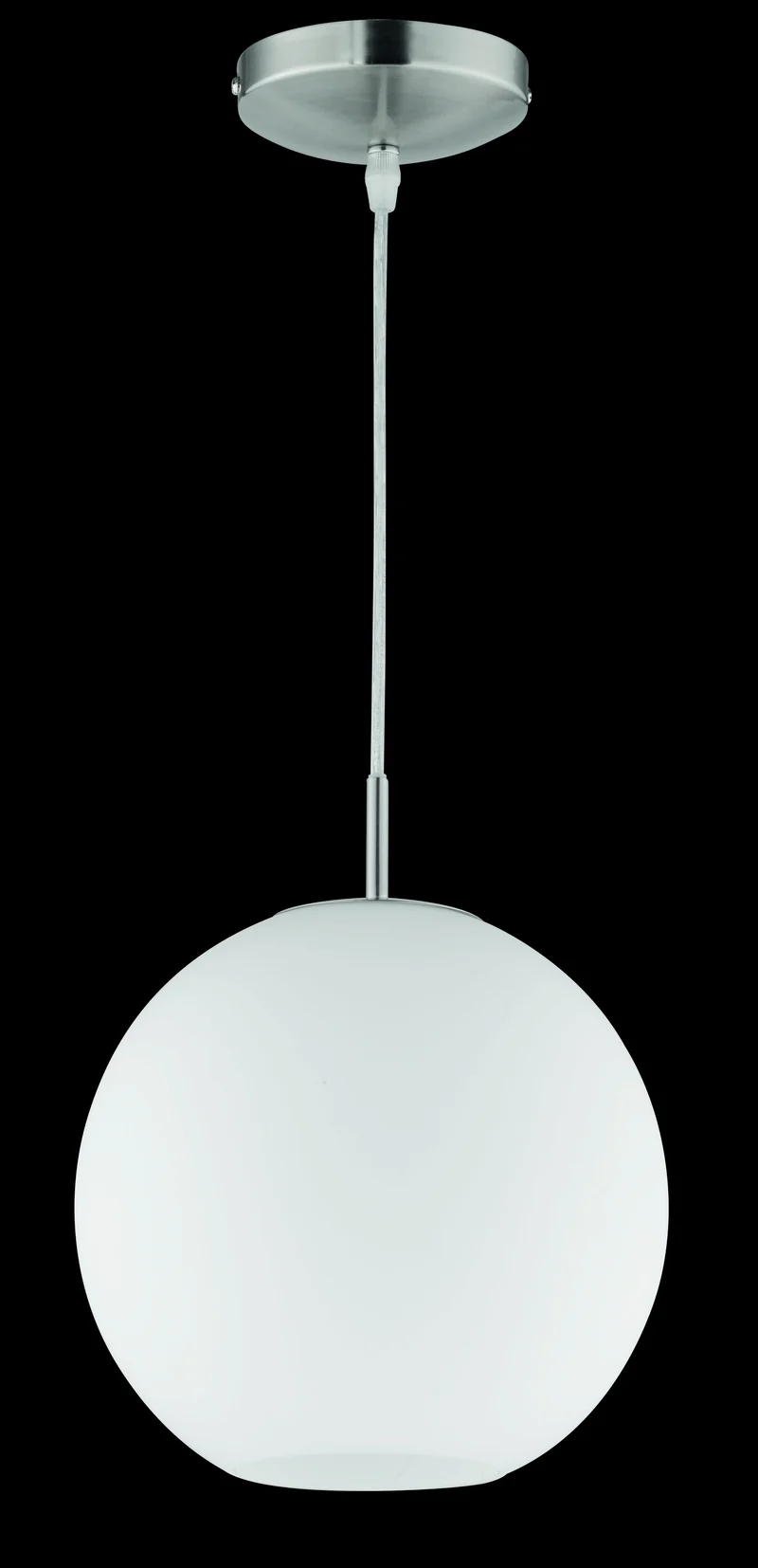 Lámpara de techo colgante Trio Moon níquel mate 150cm R30152507