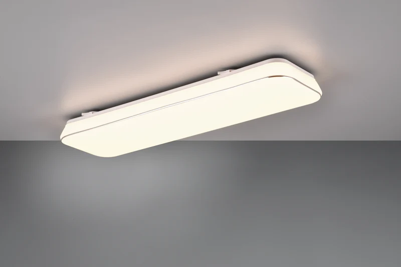 Plafón de techo Trio Blanca LED blanco 3000K 60cm R